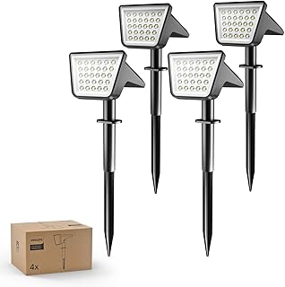 Philips Lot de 4 Projecteurs Spots Lampes Solaires d