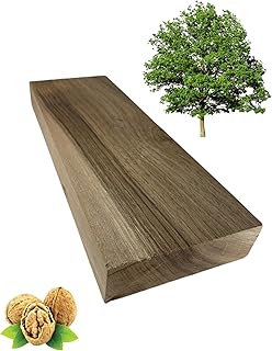 Bâton de Noyer, raboté sur quatre côtés Bâton en Bois de Noyer, blanc en bois foncé pour le produit de bricolage