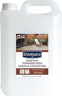 STARWAX - Dégrisant Concentré pour Terrasse, Planchers et Bardages en Bois - Nettoie et Rénove - Restaure l